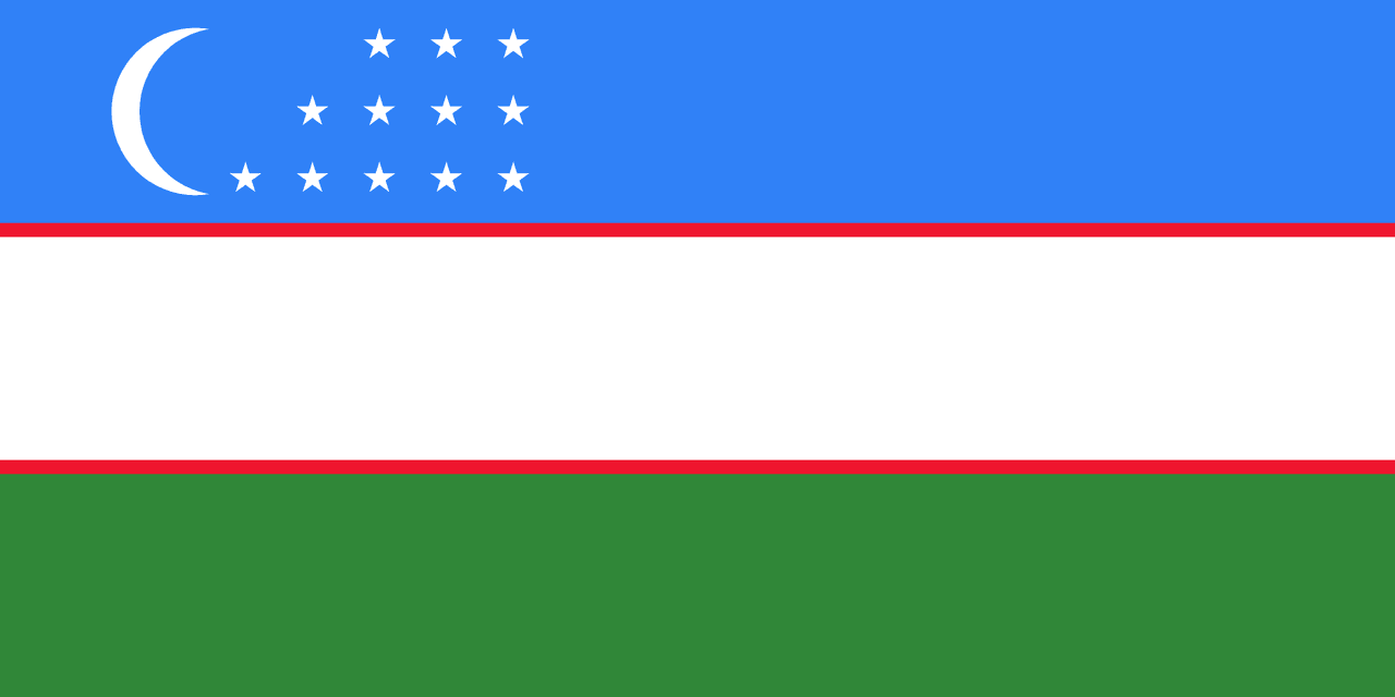 Özbekistan bayrağı