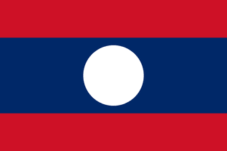 Laos bayrağı