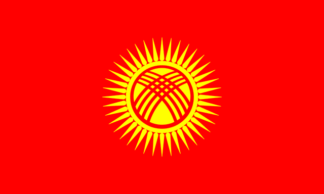 Kırgızistan bayrağı
