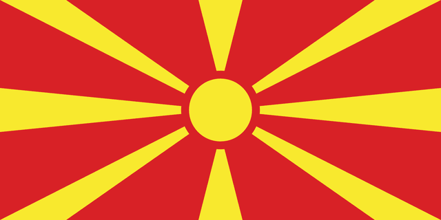 Kuzey Makedonya bayrağı